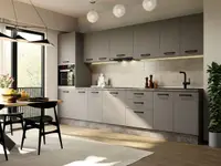 Mobila Bucatarie Elva 344,8 cm Gri - Configuratia 22