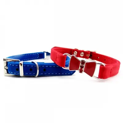 Zgarda fancy cu fundita & stras 1 cm/30 cm