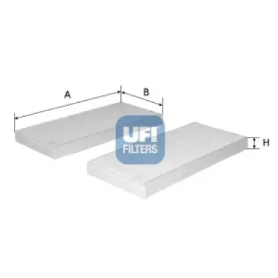 Filtru, aer habitaclu UFI 53.229.00