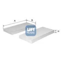 Filtru, aer habitaclu UFI 53.229.00