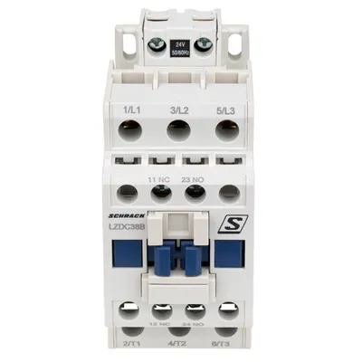 Contactor 3 poli, CUBICO Clasic, 18,5kW, 38A,1ND+1NI,24Vc.a.