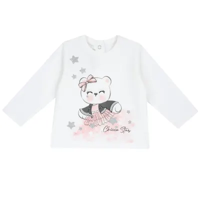 Bluza copii Chicco, Alb, 02676-65MFCO