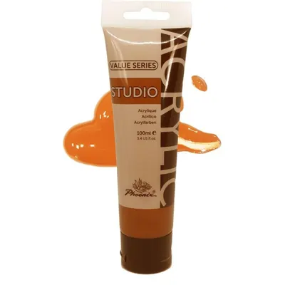 Culoare Acrilica Artists Acrylic Phoenix, Portocaliu, 100 ml