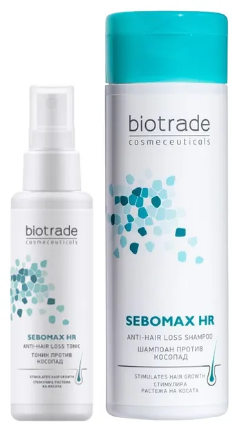 Biotrade Sebomax HR Set - Șampon și Tonic împotriva căderii părului, 200 + 75 ml