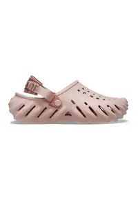 Saboti slingback unisex cu aspect masiv Echo - Roz prafuit