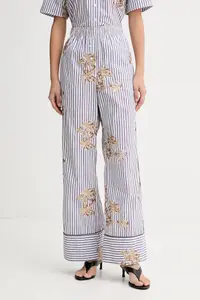 MUNTHE pantaloni pentru femei, din bumbac NIKITA