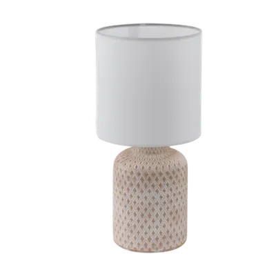 Lampa de masa BELLARIVA creme-alb 220-240V,50/60Hz