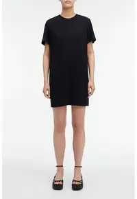 Rochie cu croiala dreapta - Negru