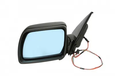 Oglinda stanga electrica cu memorie, asferica, incalzita, albastru, BMW X5 E53 intre 2000-2006