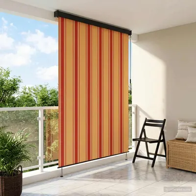 vidaXL Rulou textil Multicolour 80 x 250 cm Țesătură și Aluminiu
