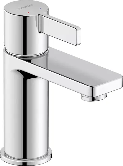 Baterie lavoar Duravit D-Neo DE1010002010, marime S, cartus ceramic, monocomanda, 151 mm, Crom lucios