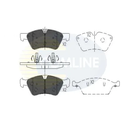 Set placute frana, frana disc COMLINE CBP06060