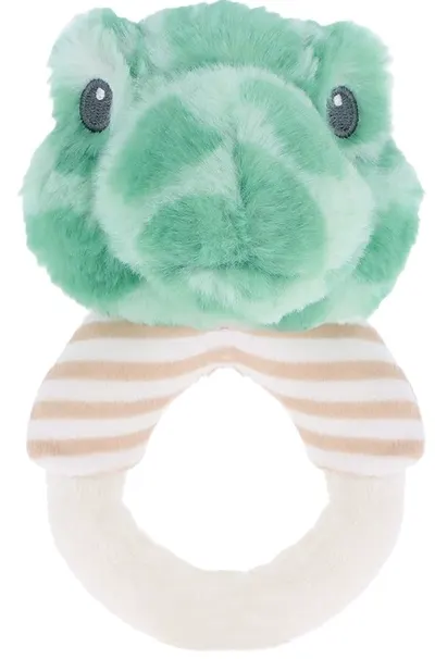 Zornăitoare pentru bebeluși Keel Toys Keeleco - Broască țestoasă, 14 cm