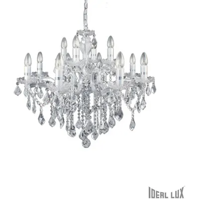 candelabru Florian, 12 becuri, dulie E14, D:720 mm, H:870/1200 mm, Crom