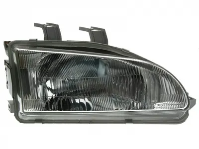 Far fata Dreapta (H4, manual, fara motoras, culoare insert: argintiu) potrivit HONDA CIVIC V -12.95