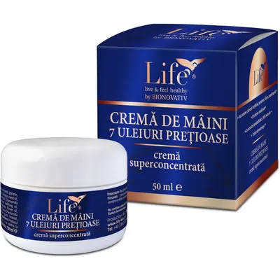 Crema de Maini cu 7 Uleiuri Pretioase 50ml