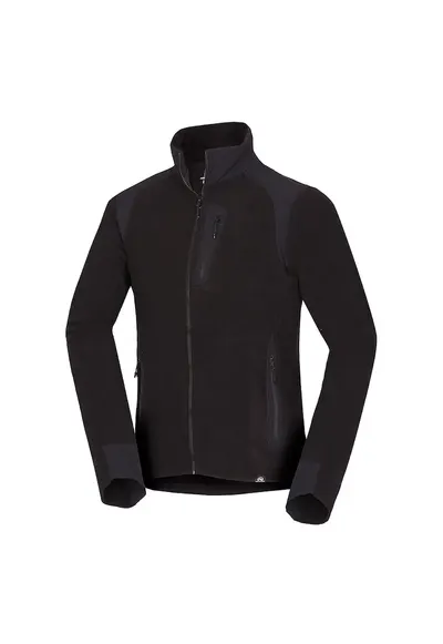 Bluza fleece Polartec®Micro 200gr barbati Tribec Mincol - Negru