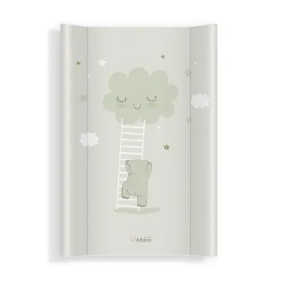 Saltea de infasat bebe cu intaritura 70x47,5 Klups 436 Walk in the Clouds Mint