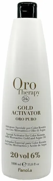 Fanola Oro Therapy Oxidant cu ulei de argan și keratină, 20 Vol, 1000 ml