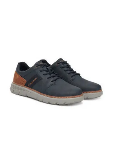 Pantofi sport barbati albastru inchis - imitatie de piele - design modern - stil versatil - Albastru/Bleumarin