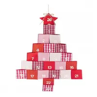 Calendar Advent brad din material textil