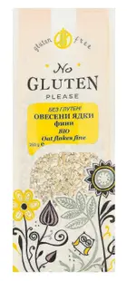 Ovăz organic fără gluten, fin, 250 g, No Gluten Please