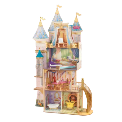 Castel de joaca din lemn pentru papusi Disney Royal Celebration