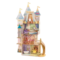 Castel de joaca din lemn pentru papusi Disney Royal Celebration