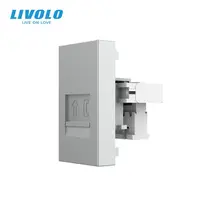 Modul priza telefon RJ11, 1M Gri