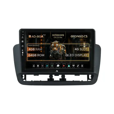 Navigatie Seat Ibiza IV (2014-2017), Android, A-Octacore 4GB RAM + 64GB ROM, 9 Inch - AD-BGA9004+AD-BGRKIT062