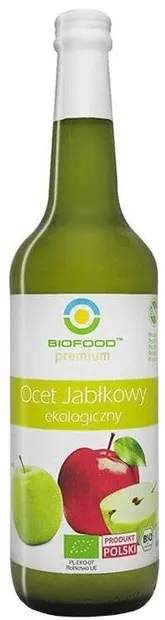 Oțet bio de mere, nefiltrat, 700 ml, Biofood