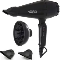 Uscător de păr Hair Majesty - HM-5016, 2400W, 2 viteze, negru