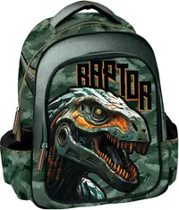 Ghiozdan pentru grădiniță Graffiti Dinosaur - Cu un compartiment