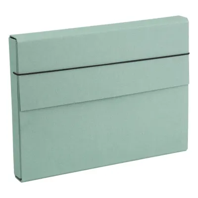 Organizator verde din carton Olof Canvas Paper Laminate – Bigso