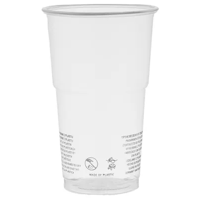 Pahare rPET Transparente Top, 95 mm, 500 ml, 50 Bucati