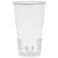 Pahare rPET Transparente Top, 95 mm, 500 ml, 50 Bucati