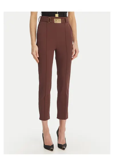 Pantaloni maro poliamida dama - Maro