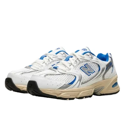 Încălțăminte New Balance 530 albă și albastră pentru bărbați