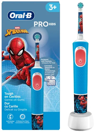 Periuță de dinți electrică Oral-B - PRO 3+ 6/15/6, 1 duză , Spiderman