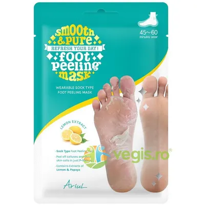 Sosete Exfoliante cu Uree si Acizi Naturali 1 pereche