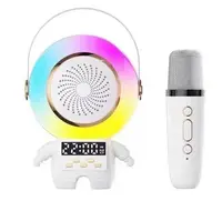 UB Mini boxa portabila Bluetooth cu 1 microfon wireless pentru copii statie Karaoke model Astronaut