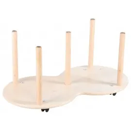 Suport dublu pentru perne rotunde