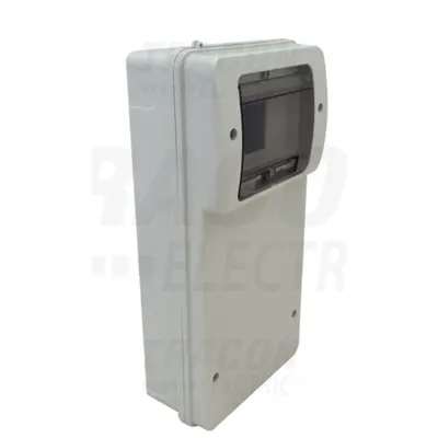 Cutie de distributie industriala goala cu sina de montaj,ABS TDB351710 6 mod, H×W×D=350×170×100mm, IP55
