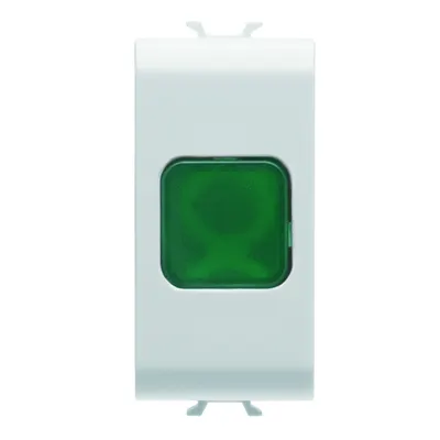 Lampa Indicatoare Unica - Verde - 1 Modul - Alba - Antibacteriana - Chorusmart