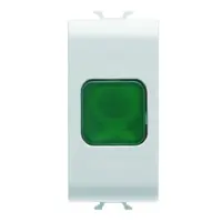 Lampa Indicatoare Unica - Verde - 1 Modul - Alba - Antibacteriana - Chorusmart