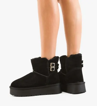 Cizme tip Ug Tieme Negre