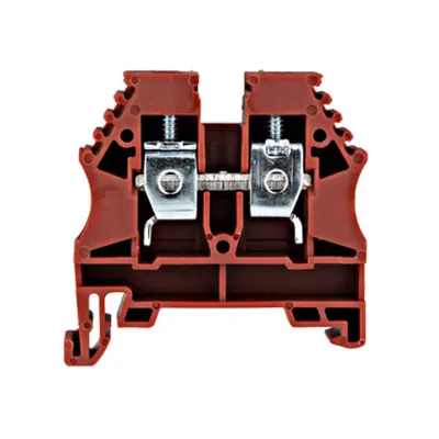 Clemă de fază, conex. cu şurub tip AVK 10, roşu, 10 mm²