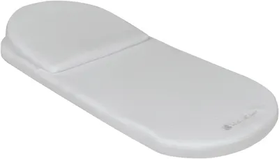 KikkaBoo saltea pentru pătuț nou-născut cu pernă - Airknit Grey, 75 x 30 cm
