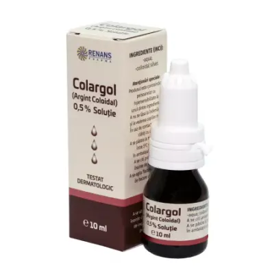 Colargol 0,5% solutie (Argint Coloidal), Renans | 10 ml