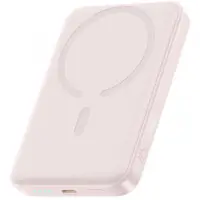 Baterie Externa Wireless Baseus EnerFill FM11 Ultra-Mini, 10000mAh, 22.5W, PD + FQI, 1 x QI - 1 x USB-C, Roz E0026601